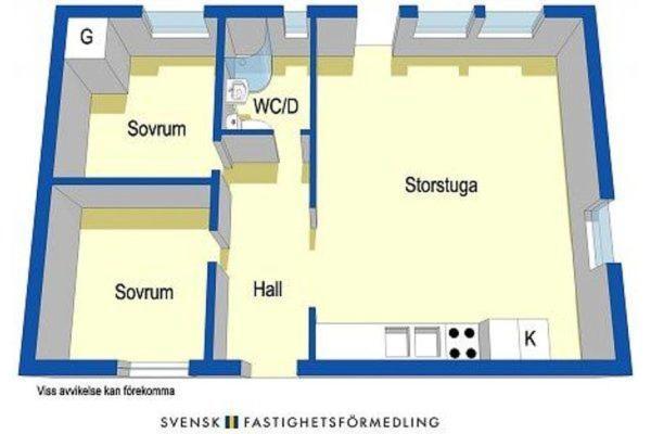 By The Baltic Sea, 2 Bedrooms 卡尔斯克鲁纳 外观 照片